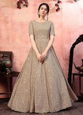 Simple Gowns For Indian Wedding Reception